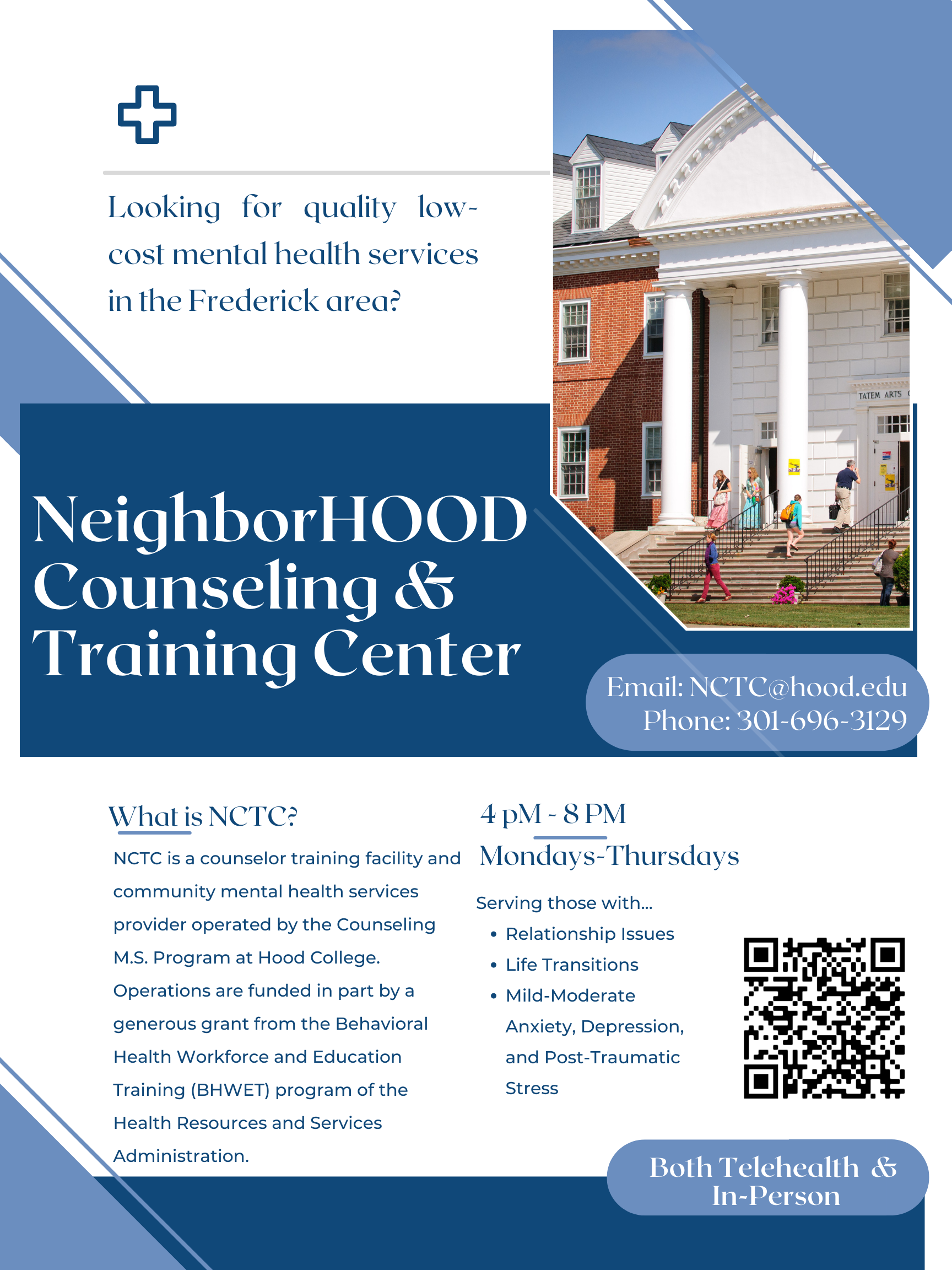 NeighborHood Counseling Training Center | Hood College